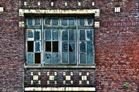 Abandoned factory red brick former