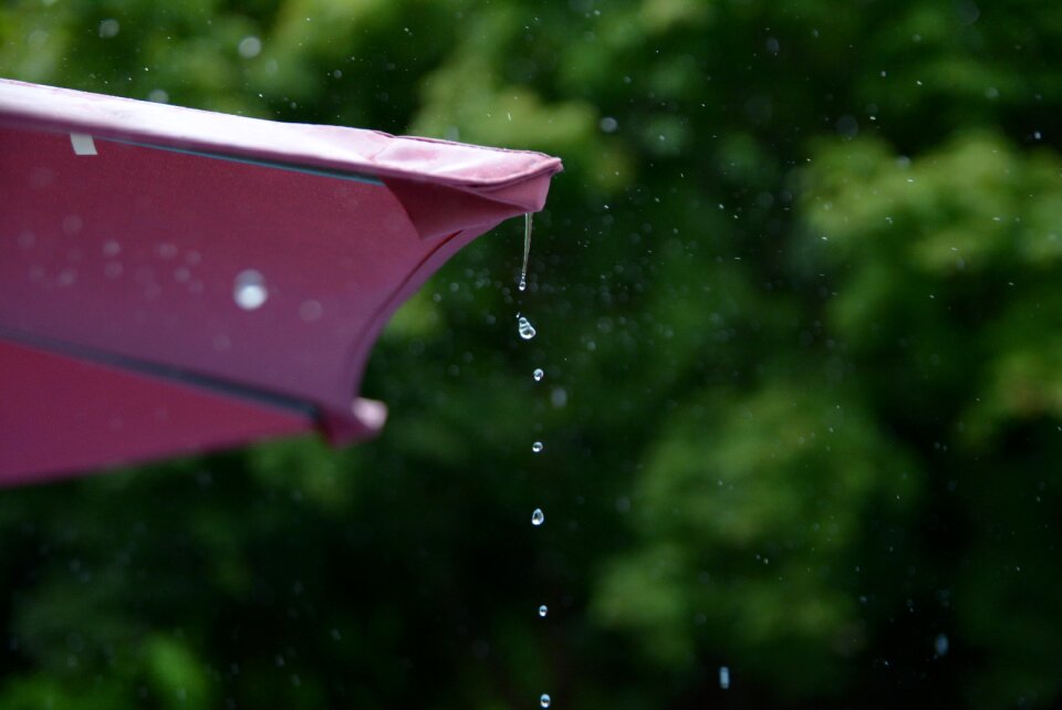 Trickle water umbrella