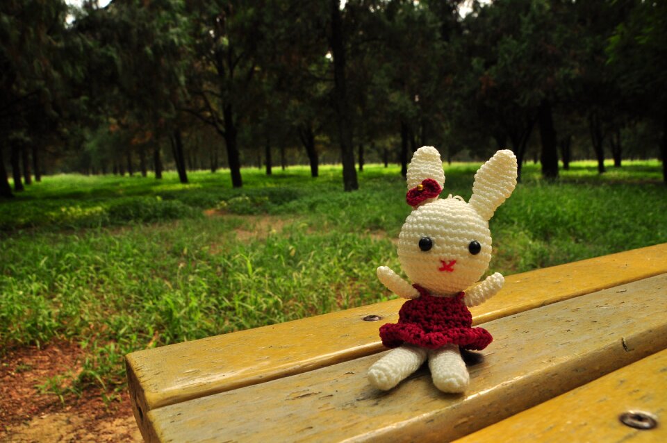 Girls cute park