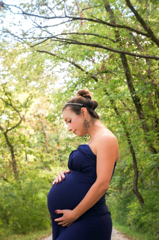 Forest waiting for baby future mom