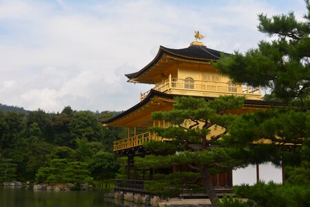 Japanese architecture golden photo