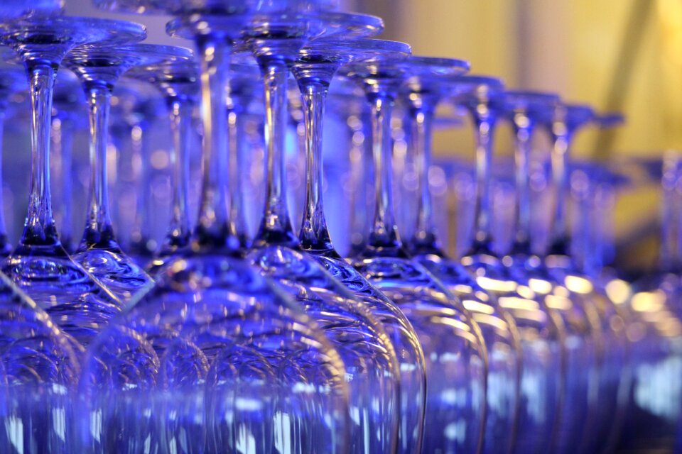 Drink crystal wine tasting