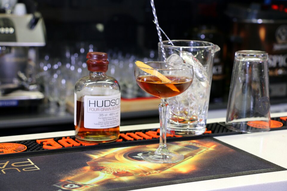 Drink cocktail glass