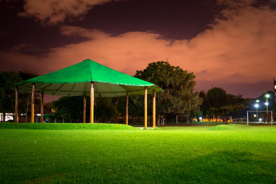 Night sky landscape
