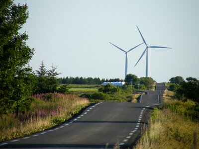 Smola rising wind turbine park norwegian nature
