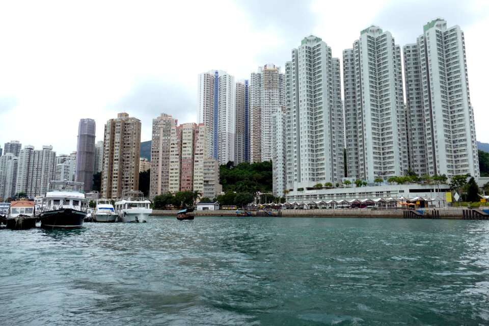 Asia big city skyline