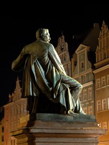 Night historic center male