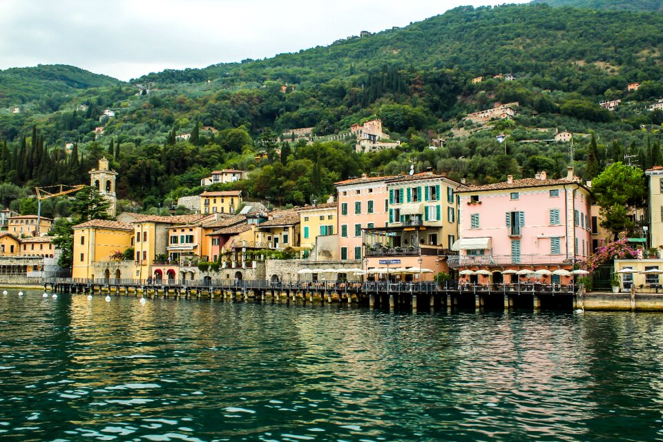 Lake garda port city