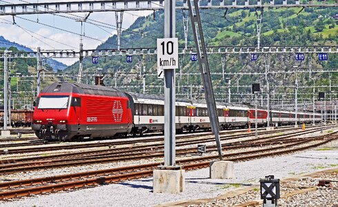 Valais express train intercity photo