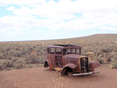 Old car automotive vehicle