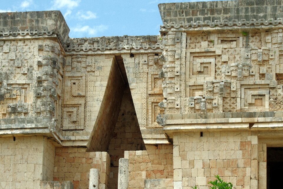 Maya ruins decoration