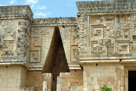 Maya ruins decoration photo