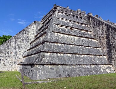 Maya ruins columbian civilization photo