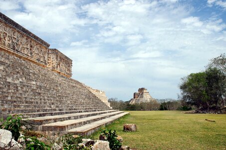 Maya ruins columbian civilization photo