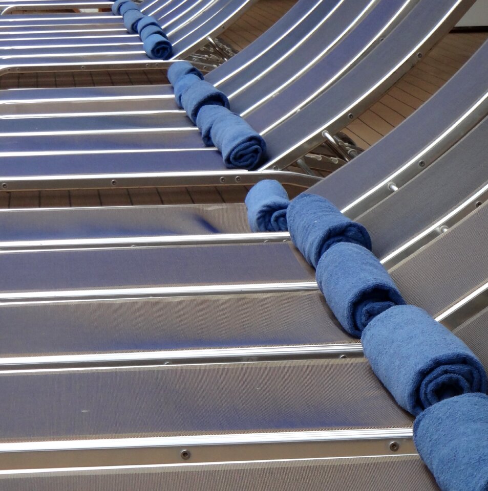 Deck chairs vacation