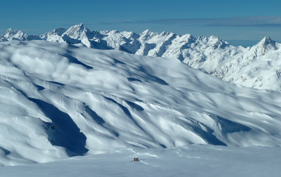 Winter landscape haute savoie