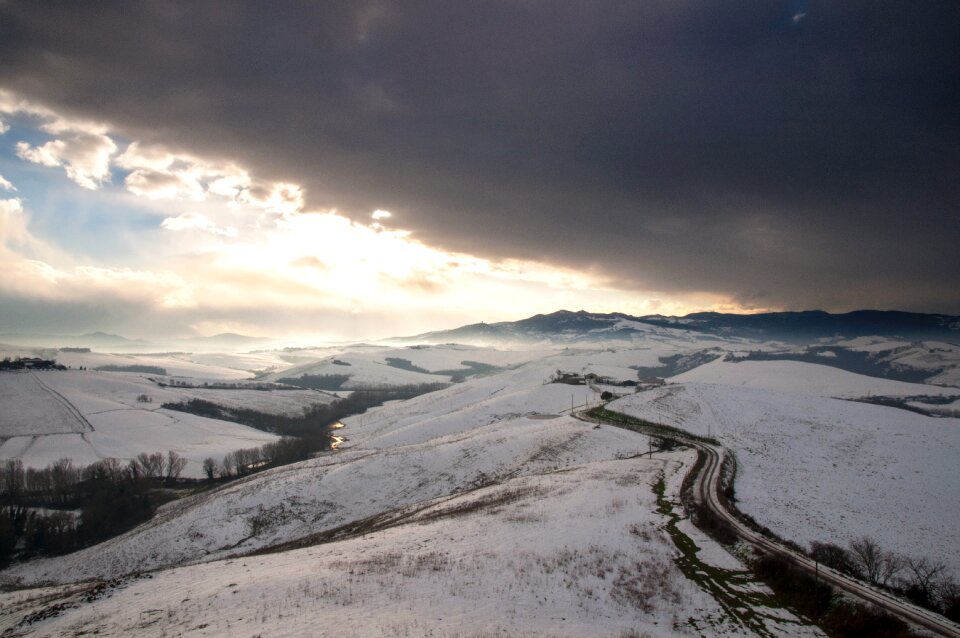 Tuscany cold white photo