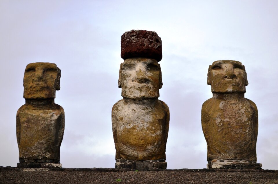 Moai statue ancestors