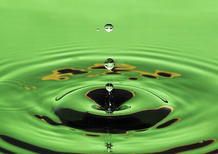 Surface liquid drip