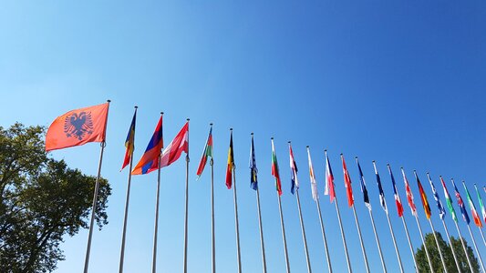 Flags strasbourg eur ready