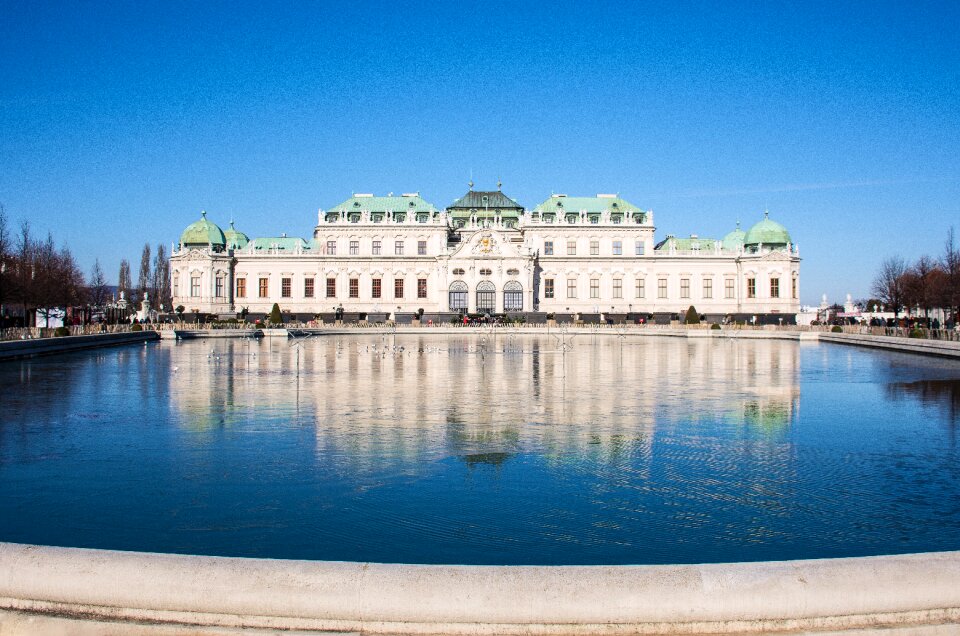 Vienna upper belvedere front view