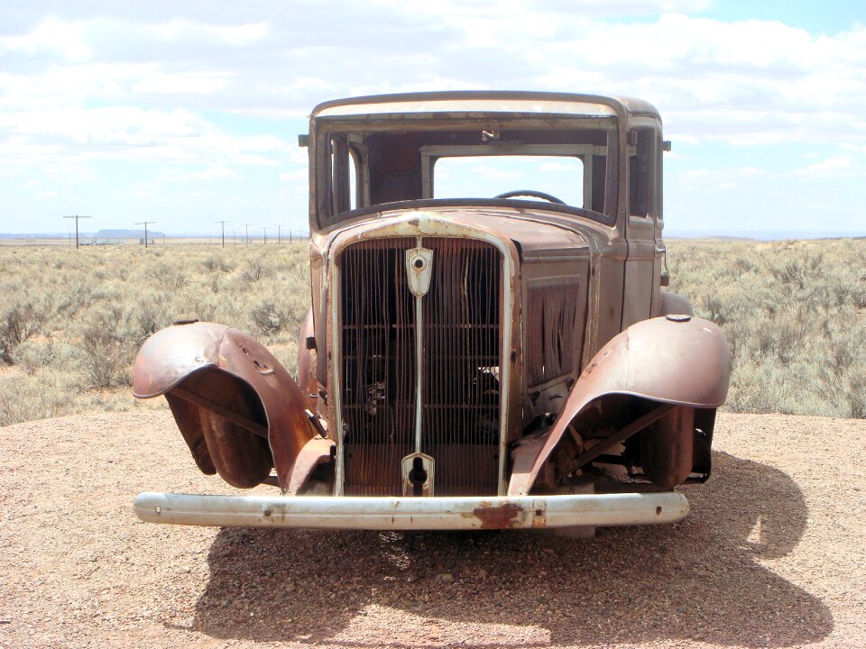 Old car automotive vehicle