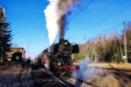 Train steam railway railway nostalgia photo