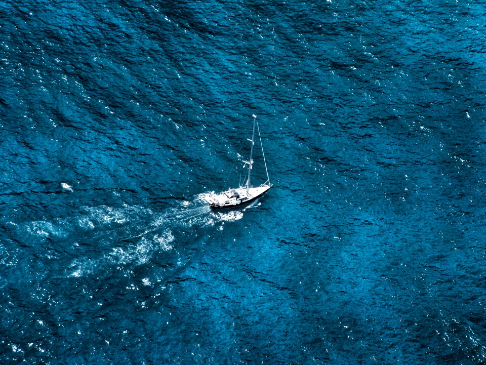 Escape blue background