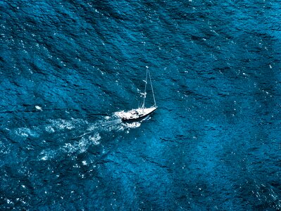 Escape blue background