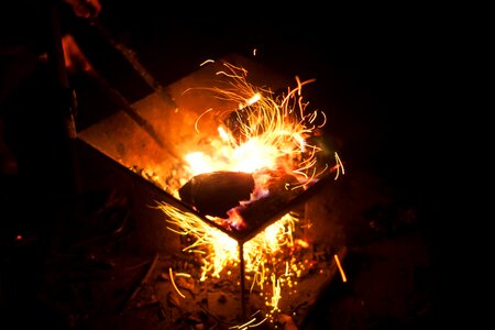 Bbq barbecue burning