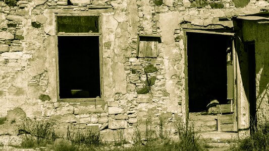 Weathered decay architecture photo