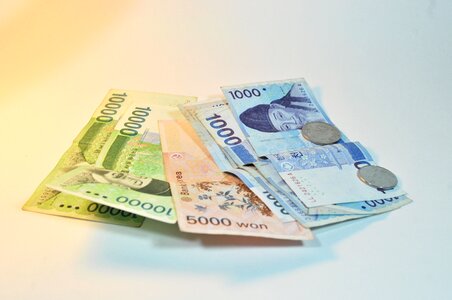 Currency 10 000 usd 5000 usd photo