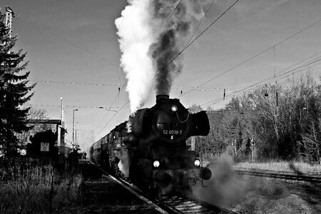 Train steam railway railway nostalgia photo