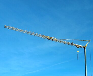 Industrial crane crane system chains photo