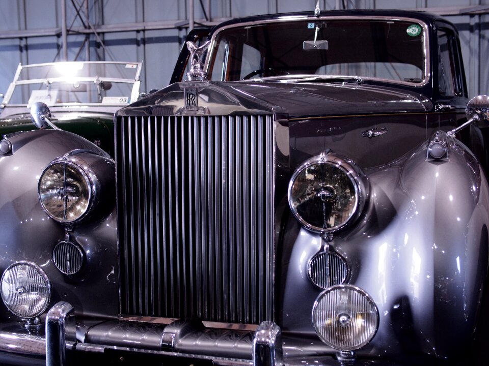 Automotive rolls royce classic car
