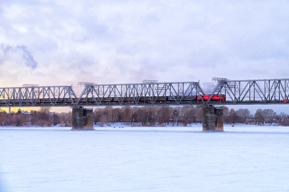 Ice snow locomotive