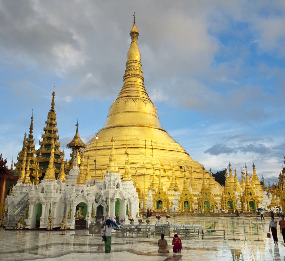 Burma asia temple