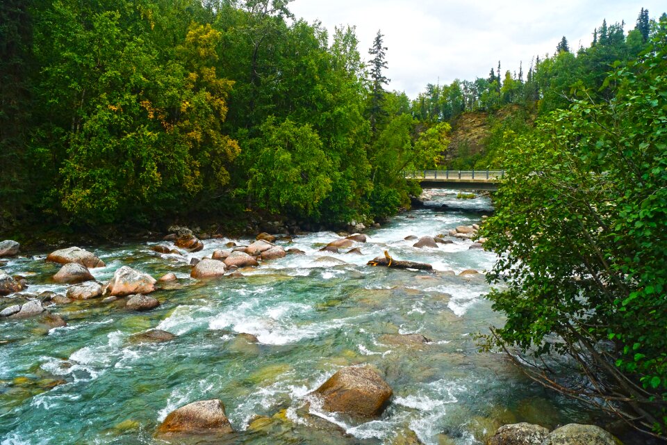River mountains scenic