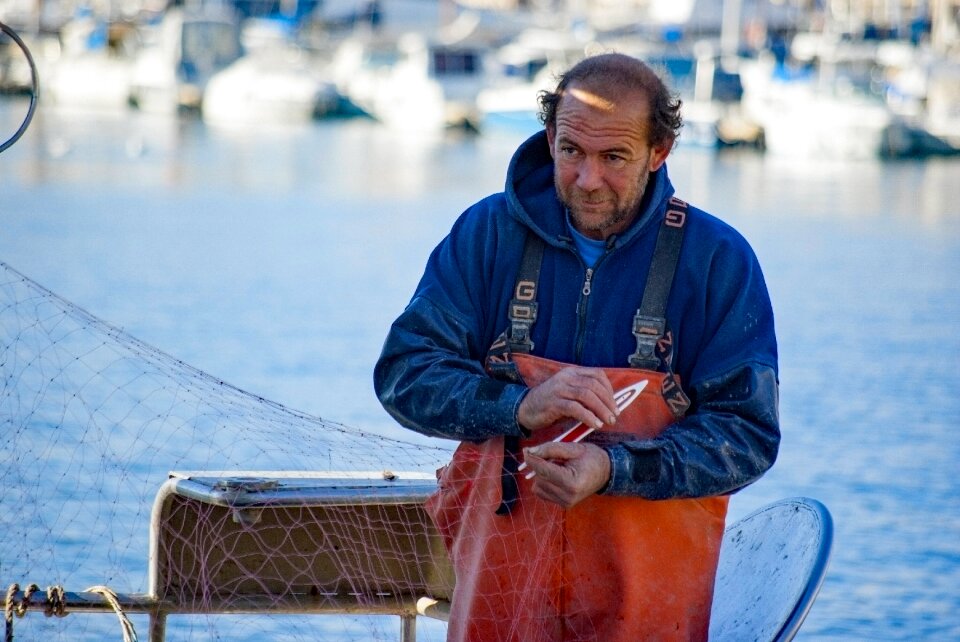 Fishing harbour sea