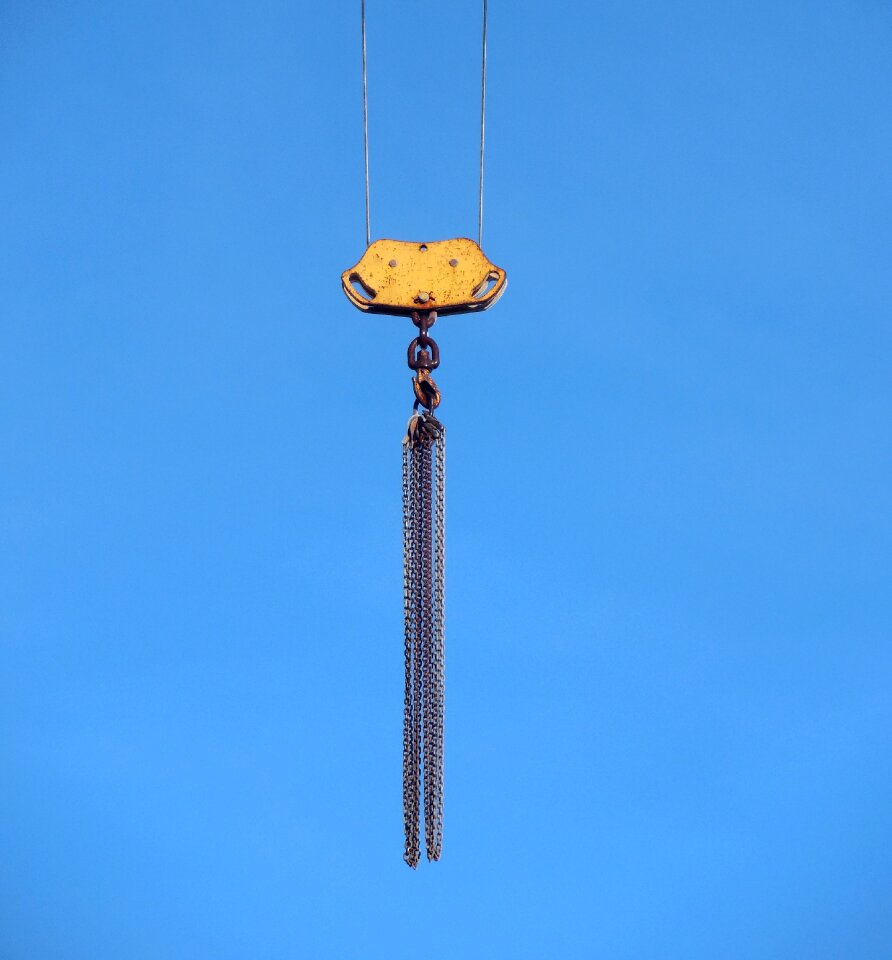 Industrial crane crane system chains