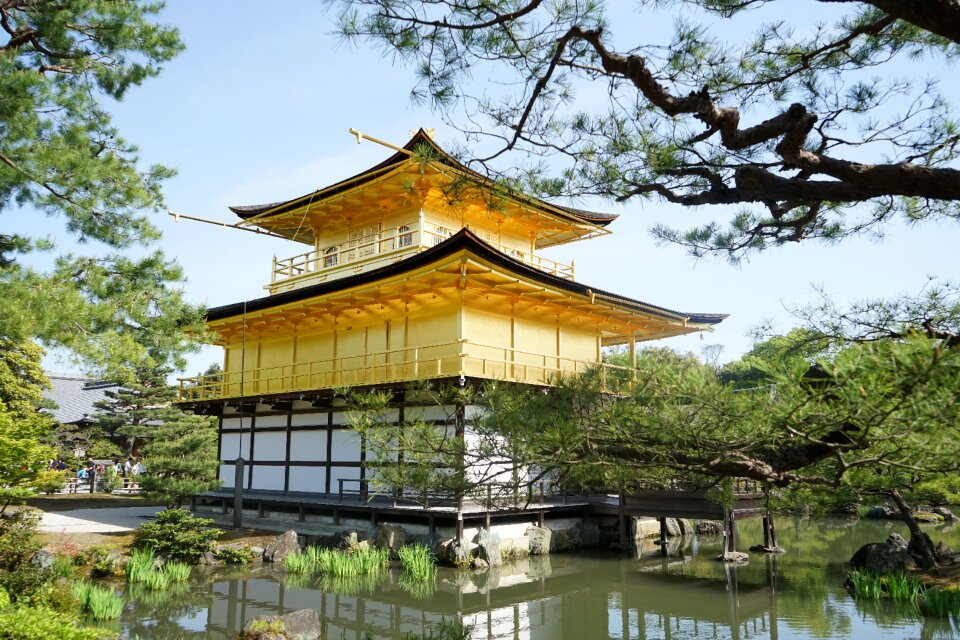 Temple of the golden pavilion japan ancient architecture