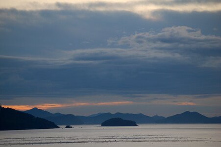 Sea landscape sky