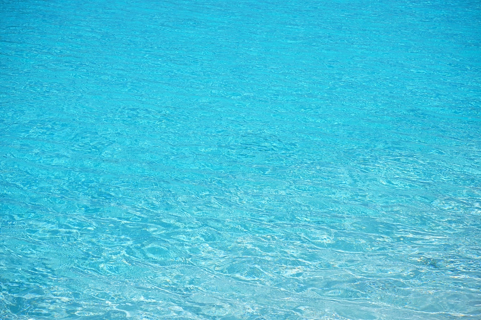Refreshment transparent glacier blue