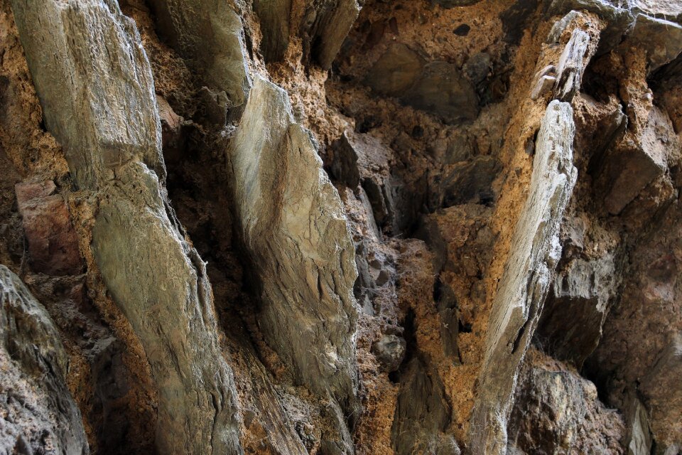 Slate texture cliff