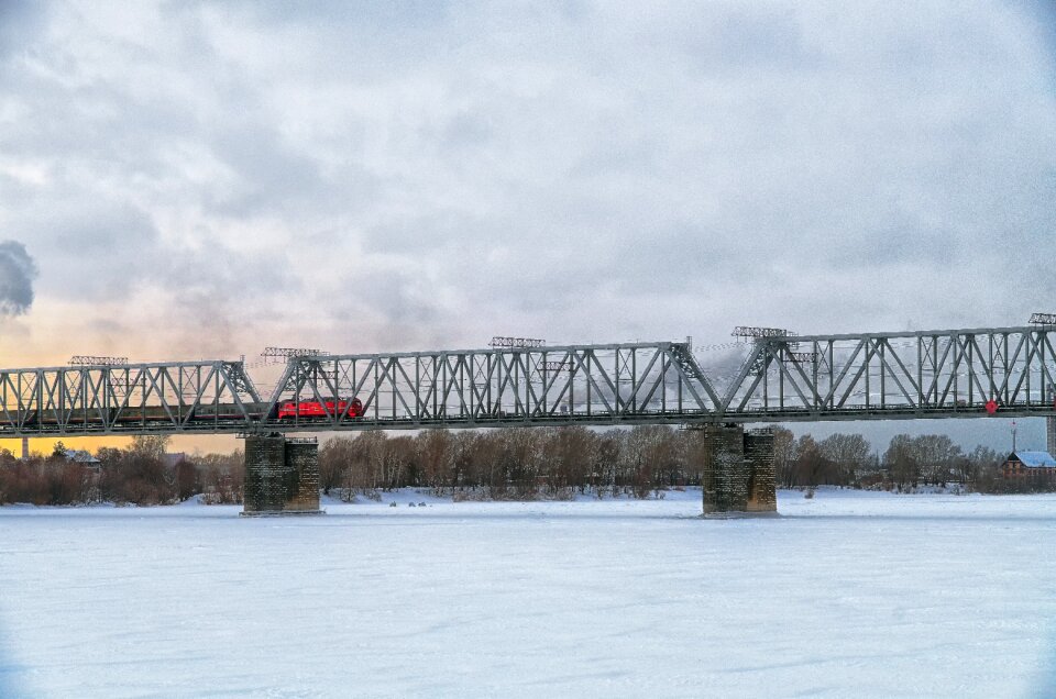 Ice snow locomotive