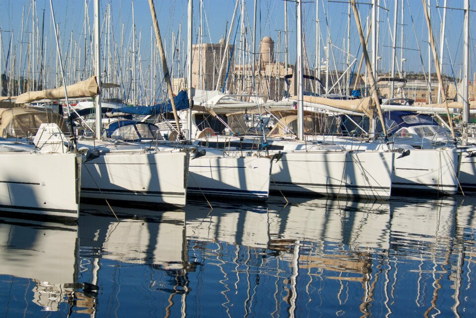 Reflection sea marseille