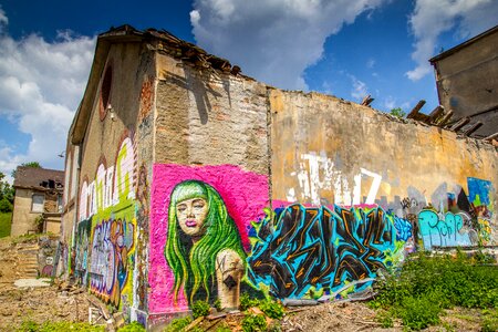 Sprayer wall painting art