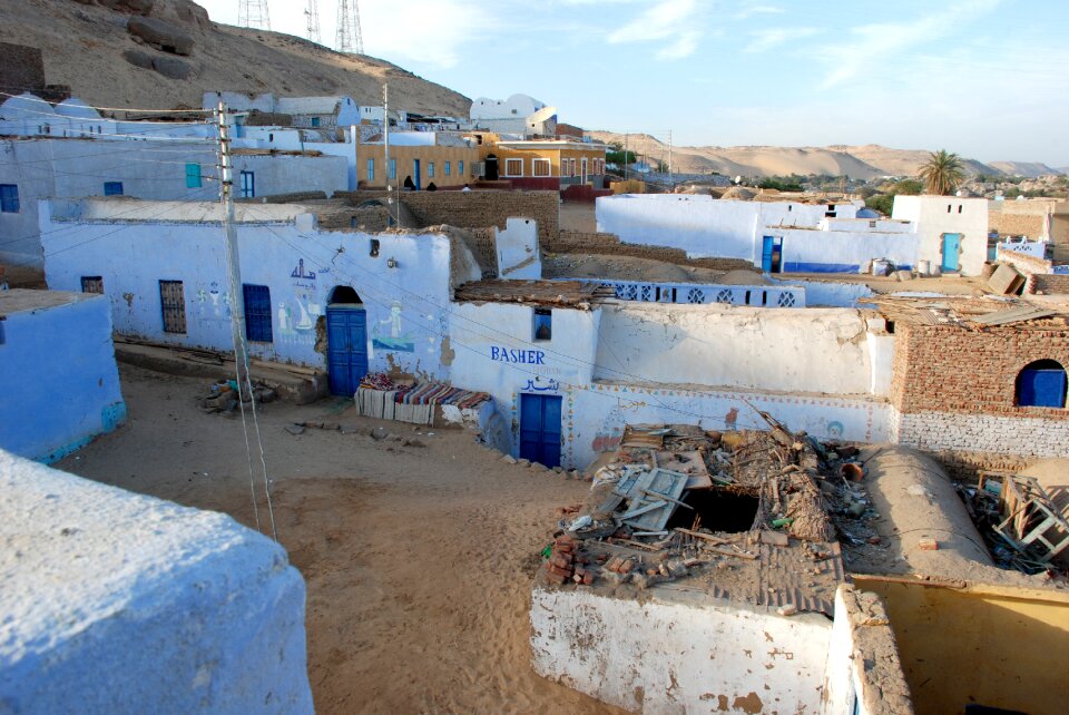 Nile people blue doors