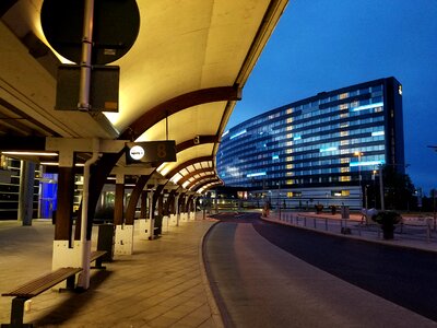 Bus terminal bus stop travel