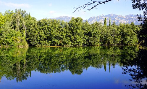 Nature landscape pond photo